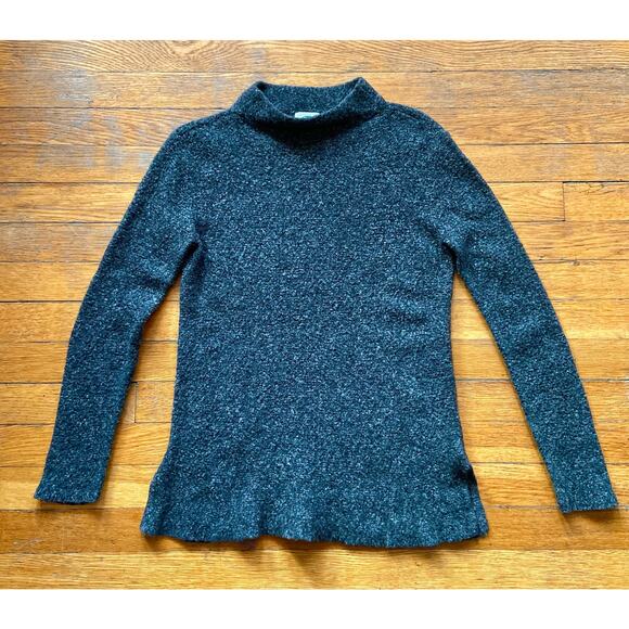 OLD NAVY Gray Speckled Mock Neck Sweater sz XS - Picture 3 of 11
